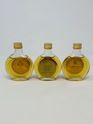 3 X WHISKY MINIATURES (ROUNDS)
