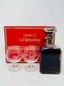 LOT 3080 - HENNESSY NAPOLEON COGNAC SILVER TOP LIBRARY DECATER SET WITH GLASSES. (NO RESERVE) LOT 3080 - HENNESSY NAPOLEON COGNAC SILVER TOP LIBRARY DECATER SET WITH GLASSES. (NO RESERVE)