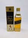 JOHNNIE WALKER BLACK LABEL MINIATURE WITH BOX JOHNNIE WALKER BLACK LABEL MINIATURE WITH BOX