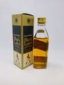 JOHNNIE WALKER BLACK LABEL MINIATURE WITH BOX JOHNNIE WALKER BLACK LABEL MINIATURE WITH BOX