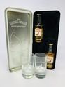 2 X FAMOUS GROUSE WHISKY MINIATURES WITH TIN AND GLASSES 2 X FAMOUS GROUSE WHISKY MINIATURES WITH TIN AND GLASSES