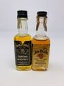 JACK DANIELS 1977 OLD NO 7 & JIM BEAM MINIATURES 