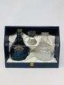CHIVAS 21 YEAR OLD ROYAL SALUTE SAPPHIRE FLAGON WITH STUART CRYSTAL DECANTER/STOPPER SET