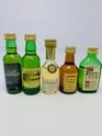 5 X WHISKY MINIATURES 5 X WHISKY MINIATURES