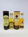 BENROMACH & GLENTURRET 15 YEAR OLD WHISKY MINIATURES 