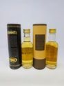 BENROMACH & GLENTURRET 15 YEAR OLD WHISKY MINIATURES 