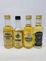 4 X WHISKY MINIATURES 4 X WHISKY MINIATURES