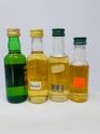 4 X WHISKY MINIATURES 4 X WHISKY MINIATURES