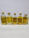 5 X WHISKY MINIATURES (FLATS)