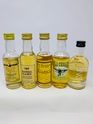 5 X WHISKY MINIATURES 5 X WHISKY MINIATURES