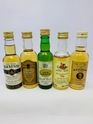 5 X WHISKY MINIATURES 5 X WHISKY MINIATURES