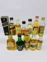 11 X WHISKY MINIATURES 