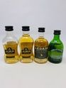 4 X WHISKY MINIATURES 