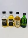 4 X WHISKY MINIATURES 