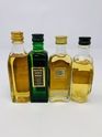4 X WHISKY MINIATURES 