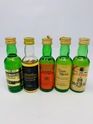 5 X WHISKY MINIATURES 5 X WHISKY MINIATURES