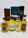 4 X WHISKY MINIATURES 4 X WHISKY MINIATURES