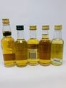 5 X WHISKY MINIATURES 