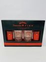 JACK DANIEL'S TENNESSEE FIRE MINIATURE SET AND GLASSES JACK DANIEL'S TENNESSEE FIRE MINIATURE SET AND GLASSES
