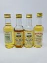 4 X WHISKY MINIATURES 4 X WHISKY MINIATURES