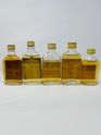 5 X WHISKY MINIATURES 