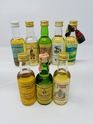 8 X WHISKY MINIATURES 8 X WHISKY MINIATURES