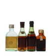 4 x BRANDY MINIATURES 4 x BRANDY MINIATURES