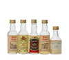 5 X WHISKY MINIATURES 5 X WHISKY MINIATURES