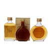 3 X WHISKY MINIATURES 