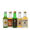 5 X WHISKY MINIATURES 5 X WHISKY MINIATURES