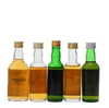 5 X WHISKY MINIATURES 5 X WHISKY MINIATURES