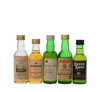 5 X WHISKY MINIATURES 5 X WHISKY MINIATURES