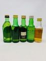 5 X ASSTD WHISKY MINIATURES 
