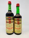2 x OLD STYLE BOTTLES OF MARTINI 2 x OLD STYLE BOTTLES OF MARTINI