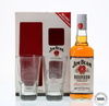 JIM BEAM KENTUCKY STRAIGHT BOURBON WHISKEY & GLASSES JIM BEAM KENTUCKY STRAIGHT BOURBON WHISKEY & GLASSES