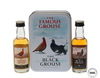 FAMOUS GROUSE WHISKY MINIATURES WITH TIN