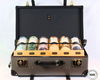 MACALLAN JAMES BOND - DECADE I-VI & GLOBE TROTTER CASE WITH PRINTS MACALLAN JAMES BOND - DECADE I-VI & GLOBE TROTTER CASE WITH PRINTS