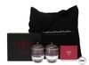 MACALLAN 200th ANNIVERSARY - CIRQUE DU SOLEIL - SPIRIT GLASSES, BAG AND NOTELETS MACALLAN 200th ANNIVERSARY - CIRQUE DU SOLEIL - SPIRIT GLASSES, BAG AND NOTELETS