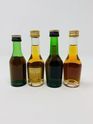 4 X MARTELL COGNAC MINIATURES 3cl 4 X MARTELL COGNAC MINIATURES 3cl