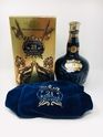 LOT 2624 - CHIVAS 21 YEAR OLD ROYAL SALUTE SAPPHIRE FLAGON (RESERVE PRICE £40.00)