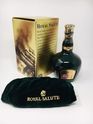 LOT 2625 - CHIVAS 21 YEAR OLD ROYAL SALUTE EMERALD FLAGON (RESERVE PRICE £40.00)