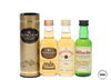 Whisky Miniatures x 3