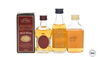 Single Malt Whisky Miniatures x 3