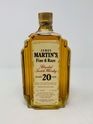 JAMES MARTIN'S FINE AND RARE 20 YEAR OLD 1970'S - US IMPORT 4/5 QUART JAMES MARTIN'S FINE AND RARE 20 YEAR OLD 1970'S - US IMPORT 4/5 QUART