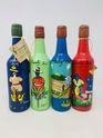 4 x HANDPAINTED ST LUCIAN BOUNTY RUM 4 x HANDPAINTED ST LUCIAN BOUNTY RUM