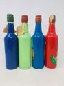 4 x HANDPAINTED ST LUCIAN BOUNTY RUM 4 x HANDPAINTED ST LUCIAN BOUNTY RUM