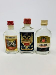 3 X VODKA MINIATURES 3 X VODKA MINIATURES