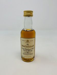 THE MACALLAN 10 YEAR OLD MINIATURE 