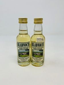 2 x BLADNOCH 9 YEAR OLD MINIATURES