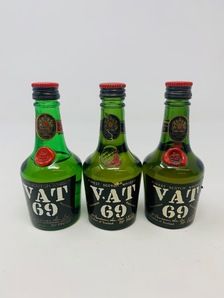 3 VAT 69 MINIATURE 3 VAT 69 MINIATURE